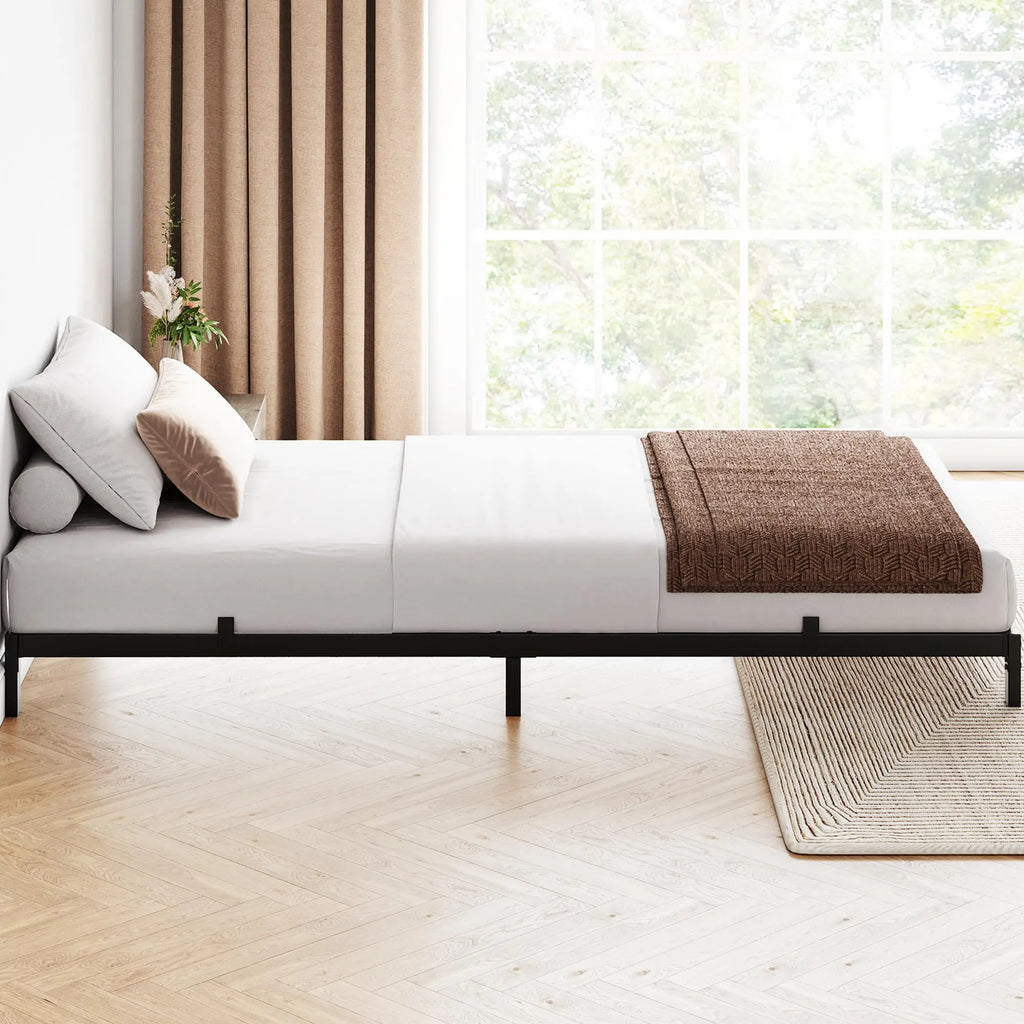 Bed Frames with Under Bed Storage, Heavy Duty Mattress Foundation, Easy Assembly, No Box Spring Needed,Platform Bed for Bedroom