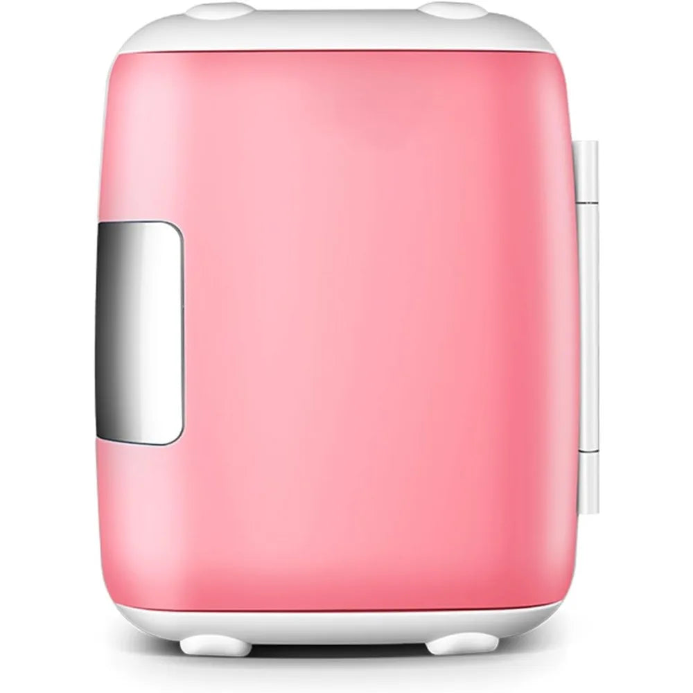 Portable Fridge, Makeup Small Refrigerator with Removable Shelves, Electric In Tiny Fridge for Office, Kitchen, Dorm, RV, Drink,