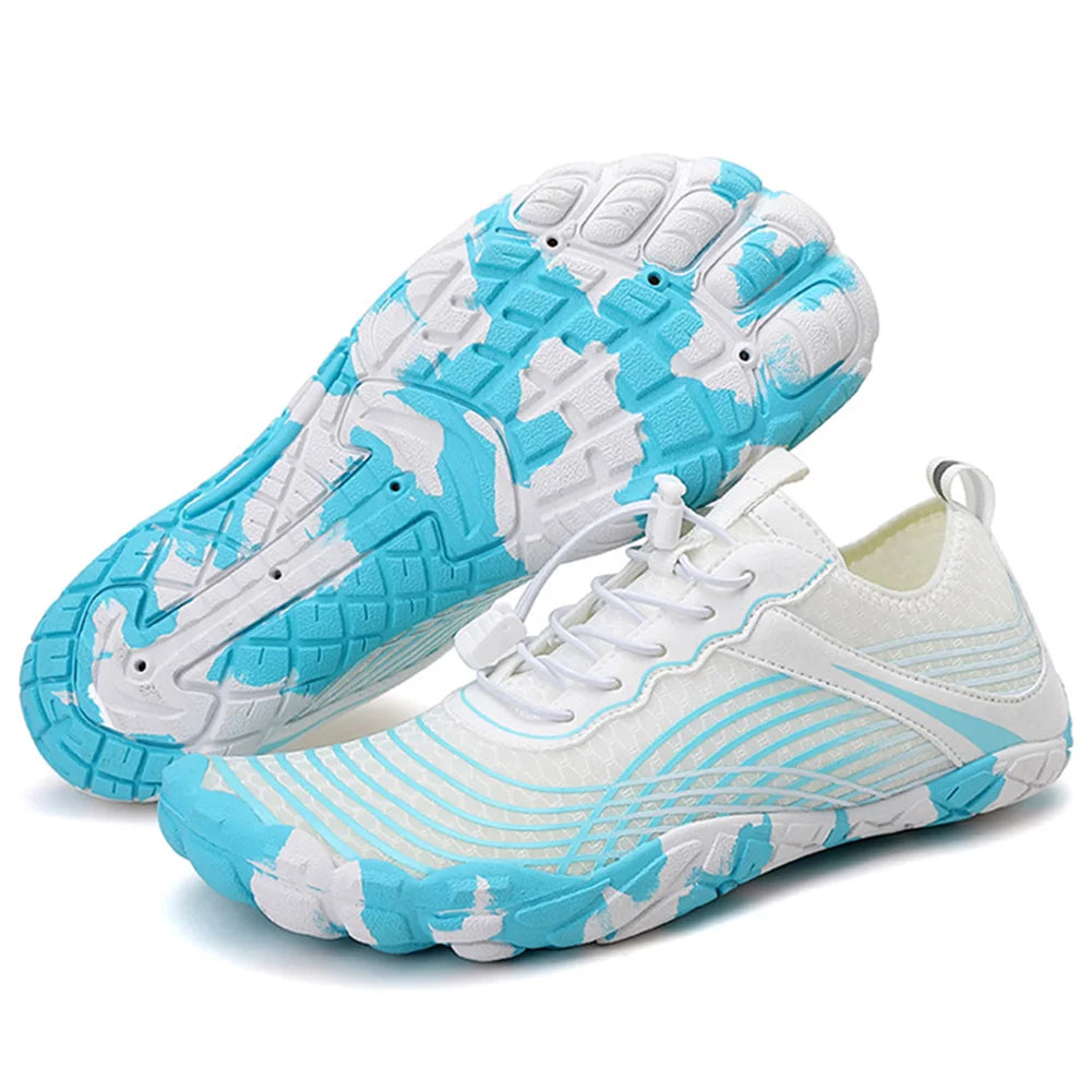 Water Shoes Lightweight Aqua Shoes Non-slip Barefoot Beach Shoes Breathable Soft Diving Sneakers Quick Drying for Water Sports