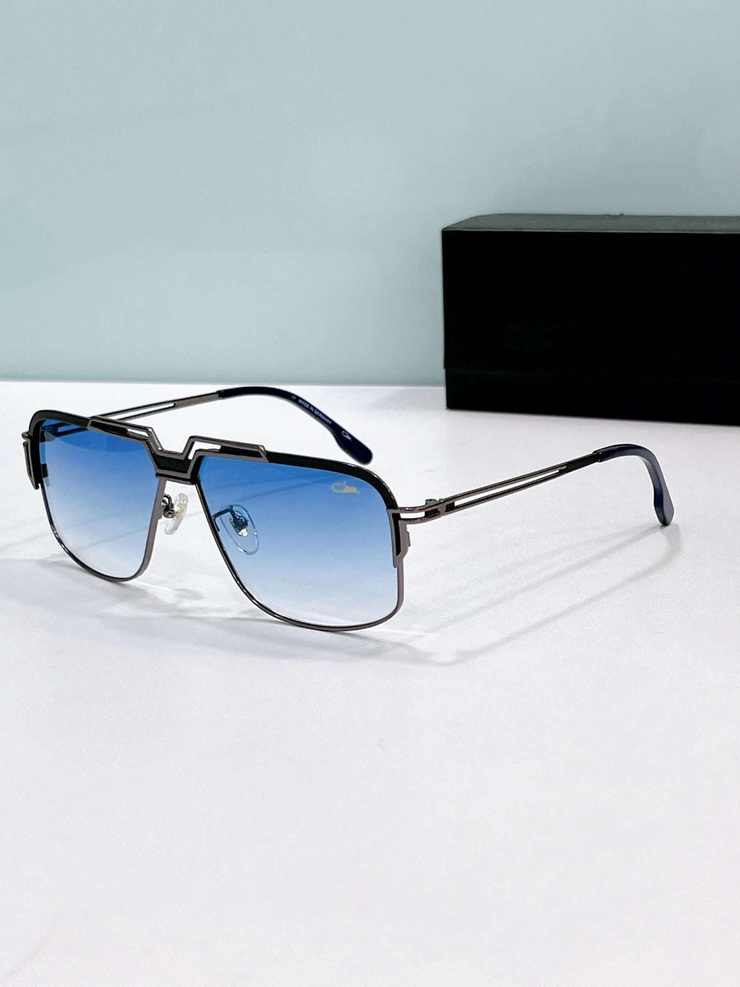 Original CCAZAL MOD9103 Trendy Gradient Driving Anti-Glare Men Sunglasses Classic Luxury Design Alloy Frame Women Couple Eyewear