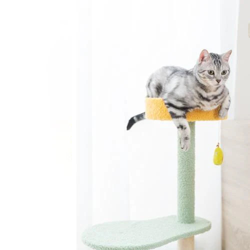 Pet Cat Product Multi-Level Cat Tree Kittens Activity Climbing Cat Flower Tower With Scratching Posts Kitty Pet Play House