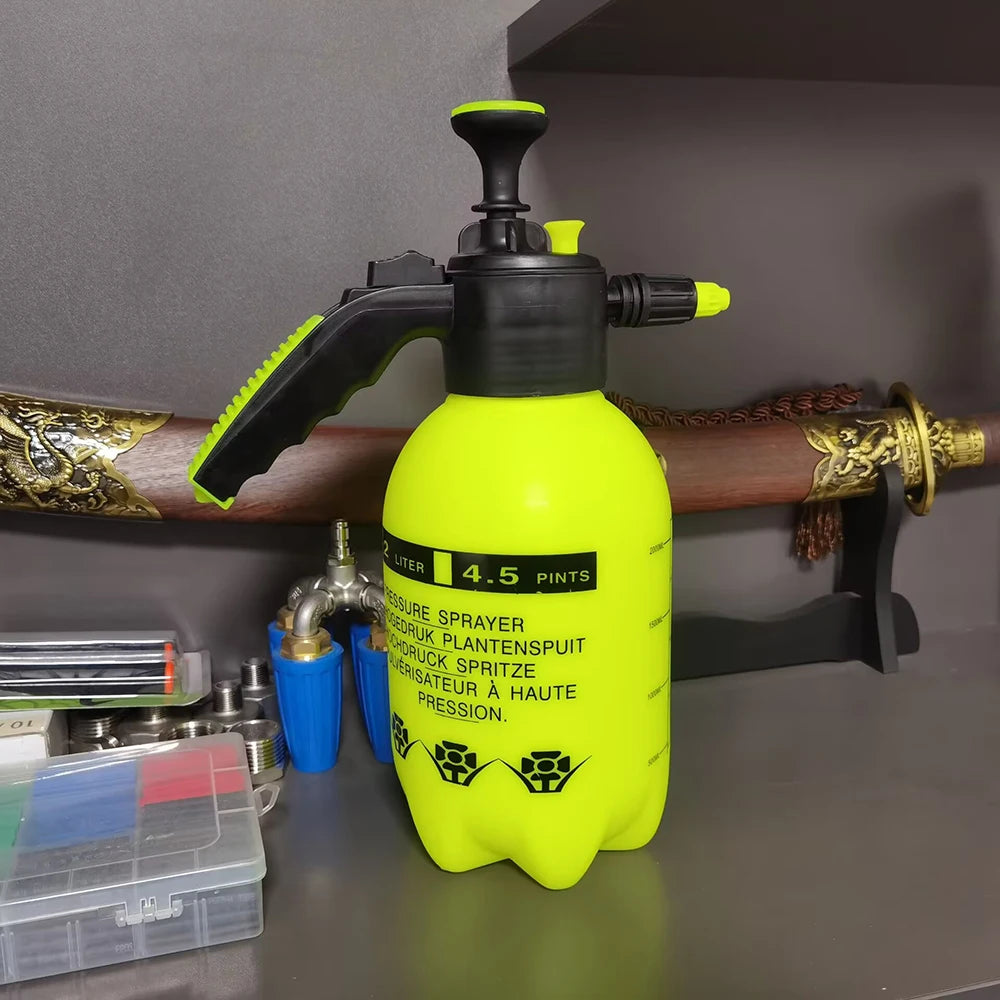 2L Garden Sprayer Water Pump Pressure Sprayer Adjustable Strap Plant Spray Bottle Lawn Agriculture Gardening Irrigation Tool