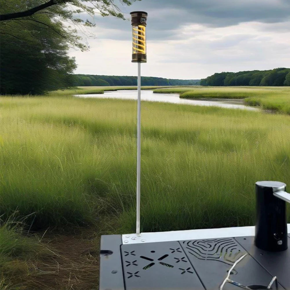 Aluminium Alloy Camping IGT Lamp Hanging Rack Detachable Lantern Stand Portable Lamp Post Pole for IGT Table Camping Accessories