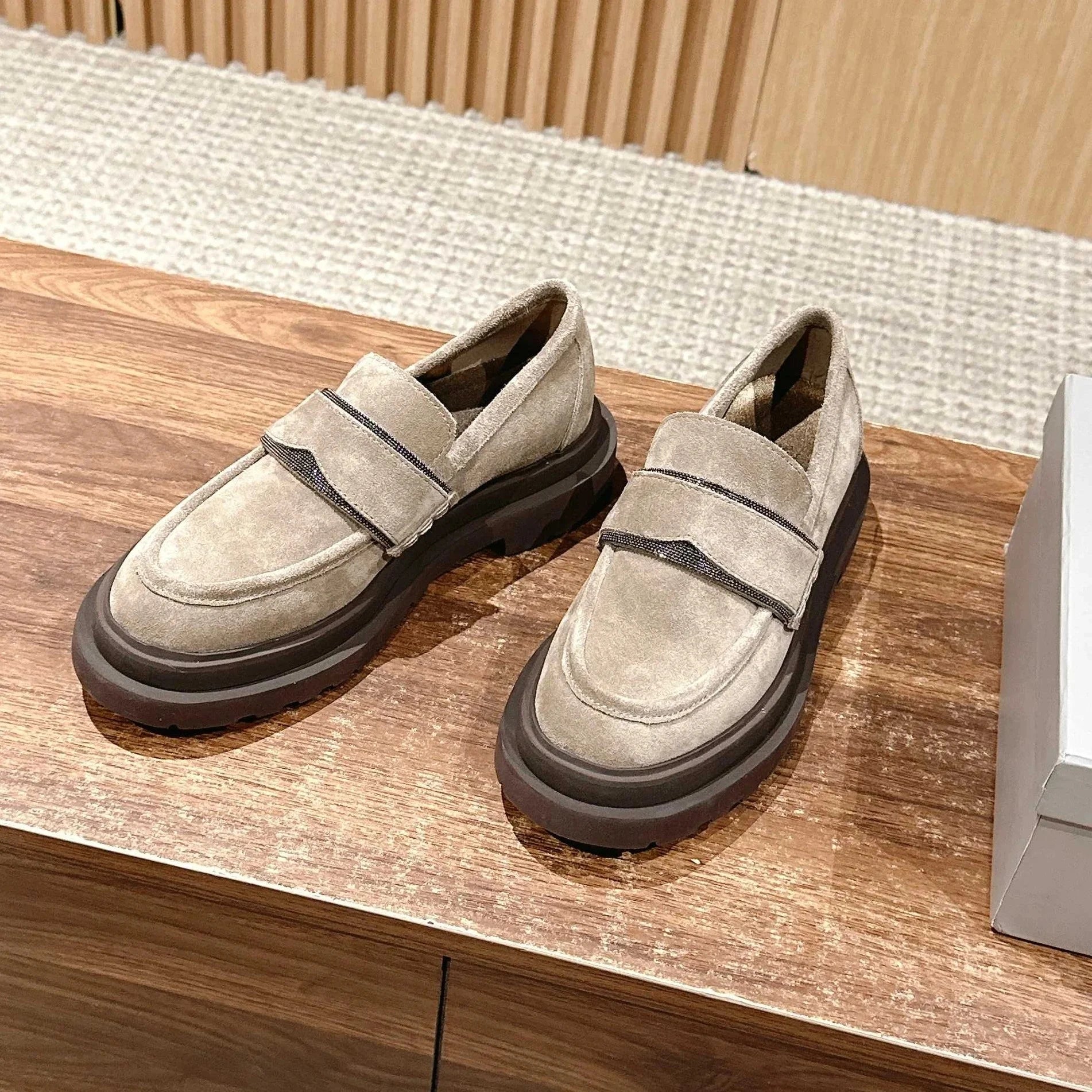 2025 Early Spring New Fashion All-In-One Platform Sandals Women's Platform Shallow Single Shoes Slip-On Lazy Slippers Sandals