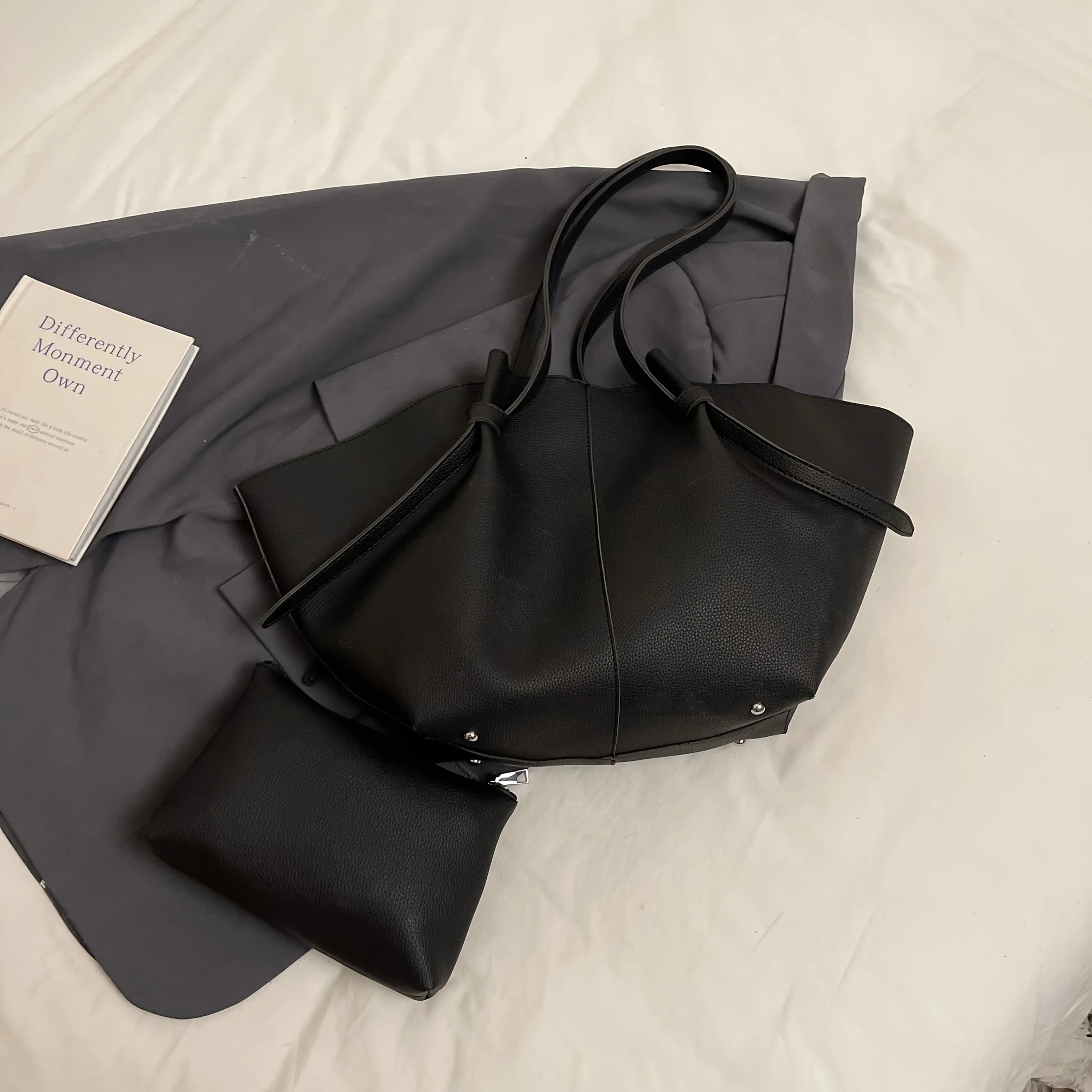 Women's Bag Set Casual Commute Out Shoulder Bag Everything Large Capacity High Appearance Level Tote Bag Underarm Bag