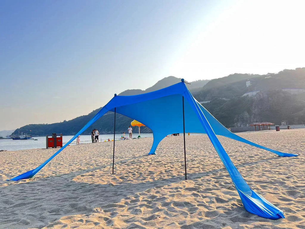 Camping Tent Windproof Pop Up Awning Outdoor Beach Sun Shade UV Ultralight Beach Canopy Tents for Camping Fishing Picnics
