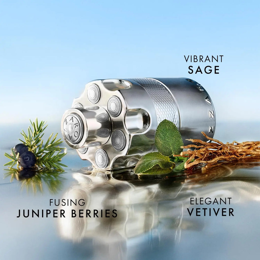 Azzaro Wanted Eau De Parfum - Woody, Aromatic & Spicy Fragrance - Fresh Notes - Lasting Wear - Luxury Perfumes for Men