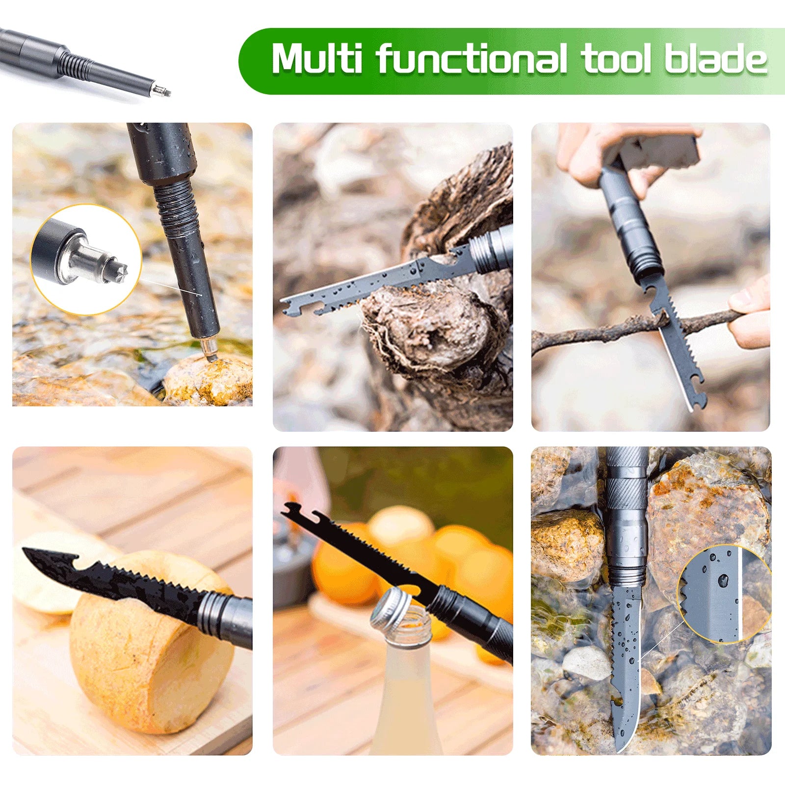 Hiking Poles Multifunctional Outdoor Hiking Camping Ultralight Tactical Set Telescopic Hiking Climbing Trekking Poles