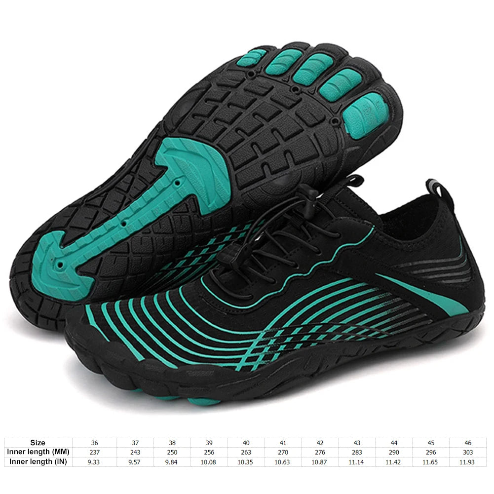 Water Shoes Lightweight Aqua Shoes Non-slip Barefoot Beach Shoes Breathable Soft Diving Sneakers Quick Drying for Water Sports