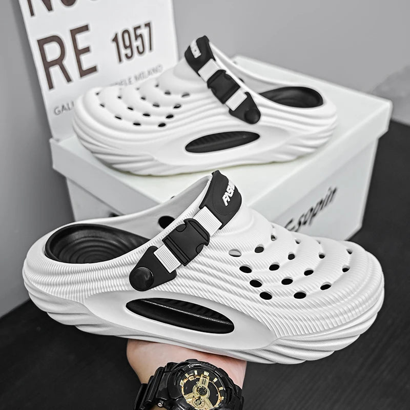 Unisex Summer Slippers Men Clogs Platform Women Beach Sandals Outdoor Casual Non-slip Footwear Men Sandals