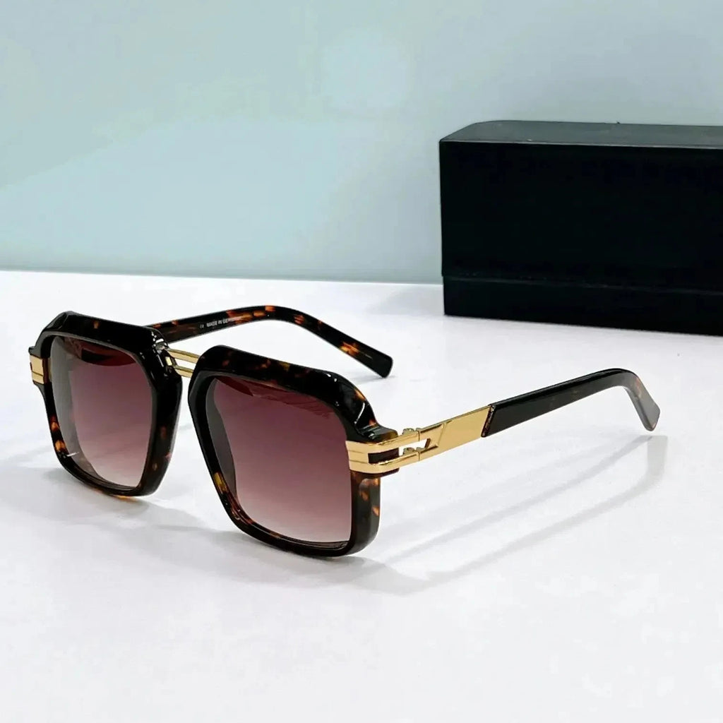 ORIGINAL MOD6004 Casual Classic Gradient UV400 Trendy Men Sunglasses Luxury Design Red Acetate Frame Retro Women Couple Eyewear