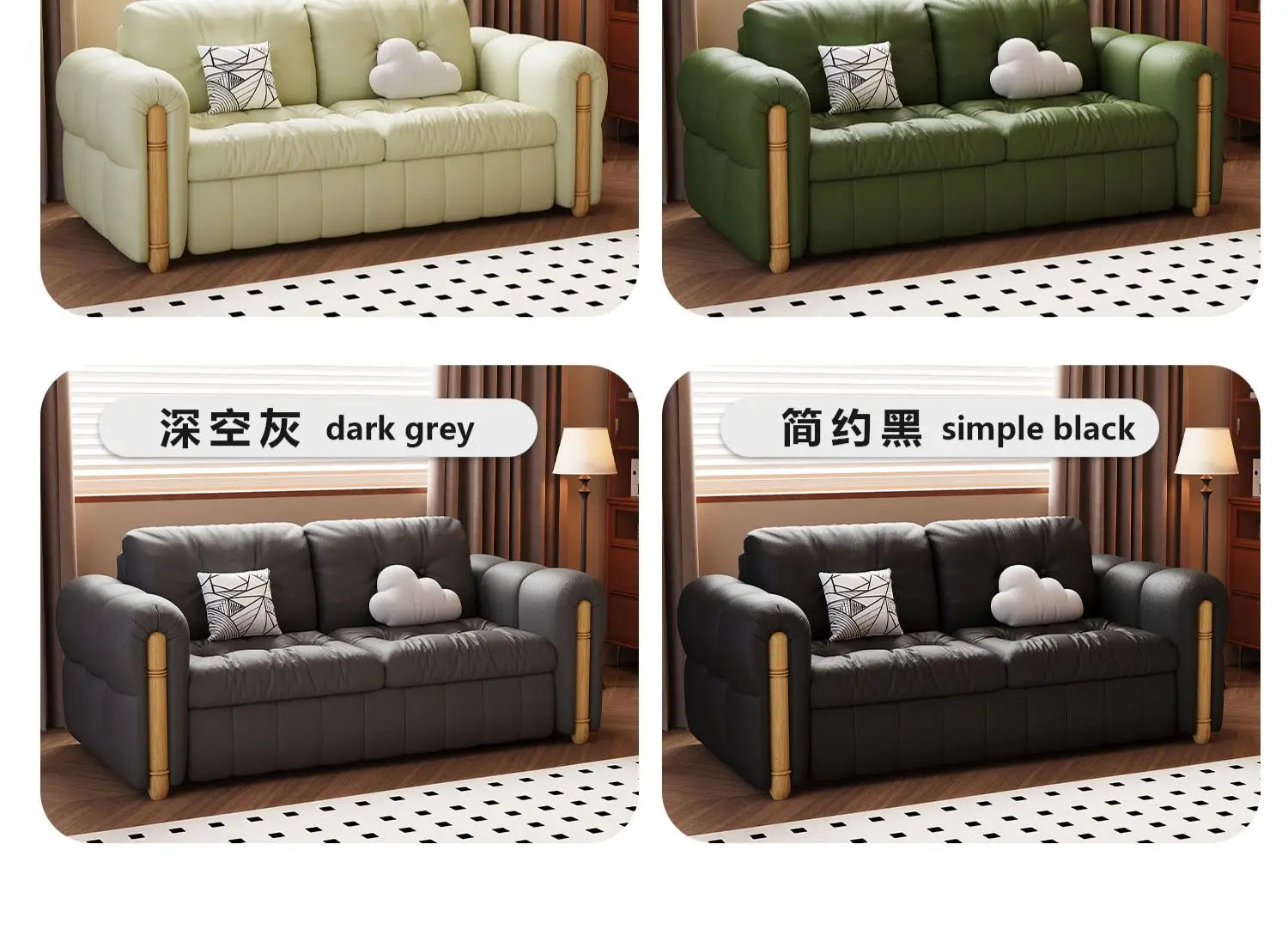 Storage Aesthetic Living Room Sofas 3 Seater 2 Seater Recliner Sofa Bed Lounge Bedroom Modern Sofa Wohnzimmer Furniture Home