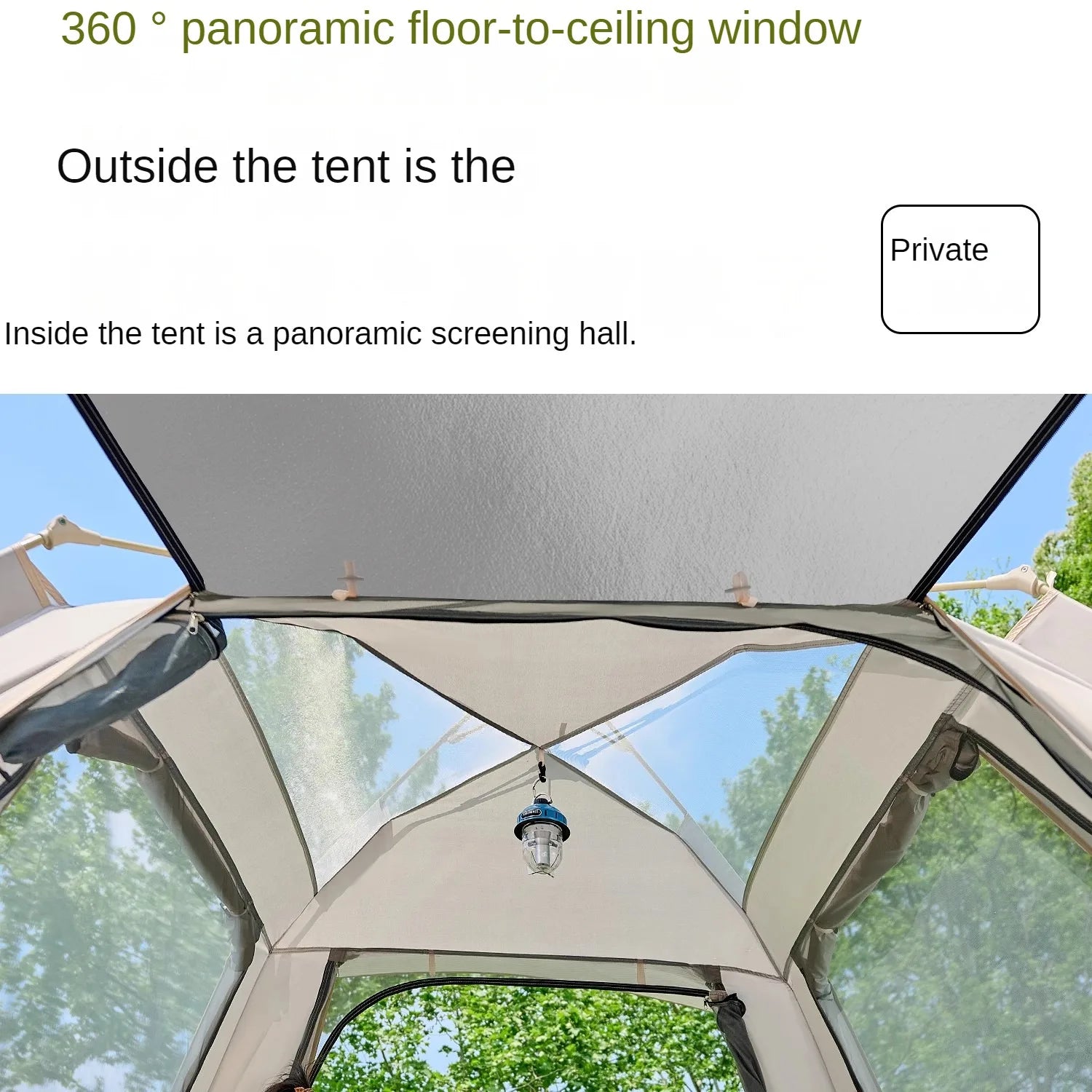 Portable outdoor tents