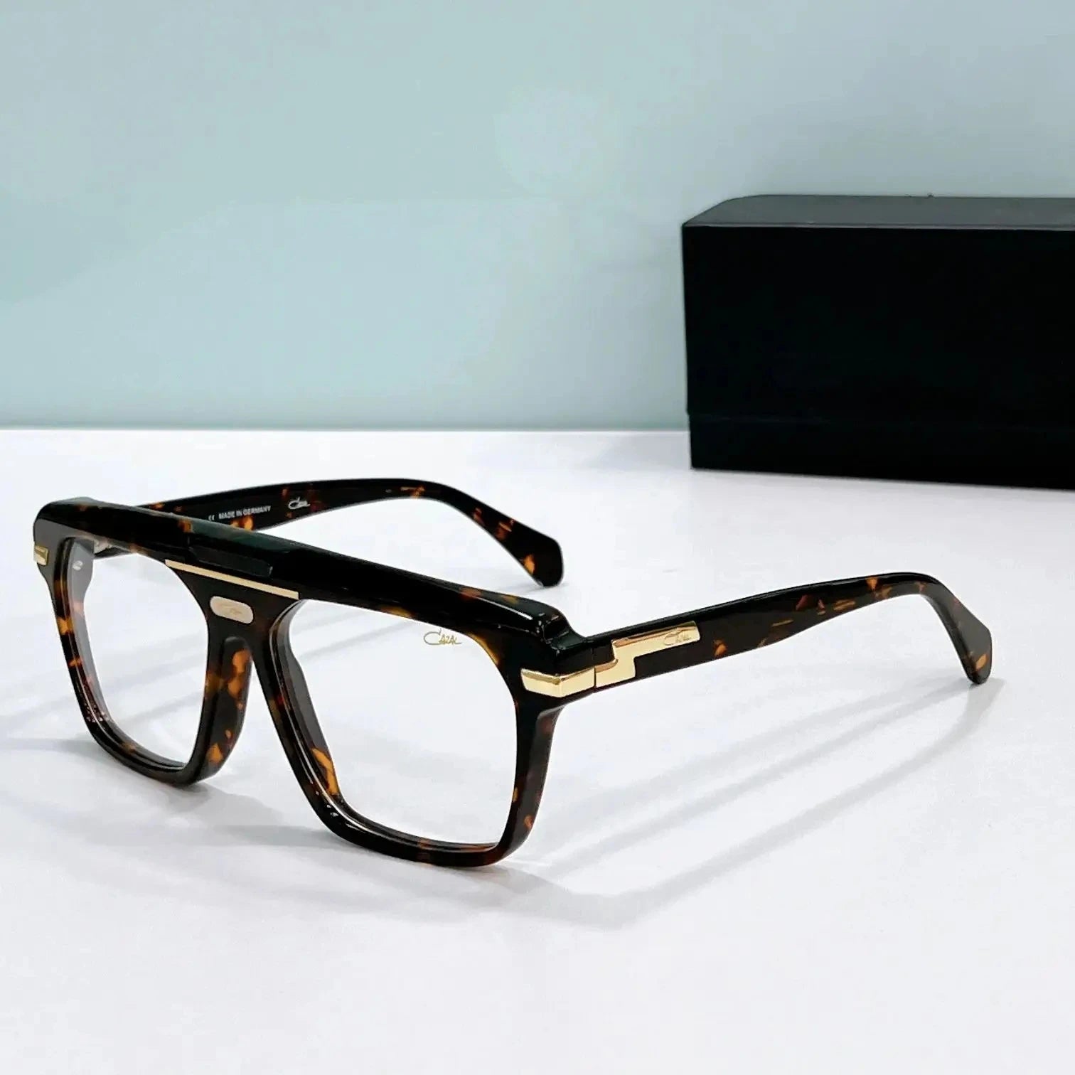 Authentic ORIGINALCAZAL MOD8040 UV400 Polarized Men Women Sun Glasses Fashion Retro Tortoise Acetate Frame Male Couple Eyewear