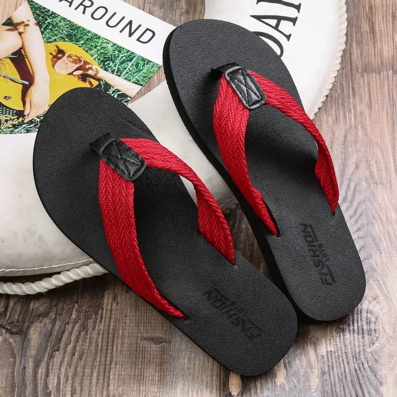 Mens Casual Flip Flops for Beach Volleyball, Yacht Trips and Effortless Summer Comfort Mens Cool Sandals
