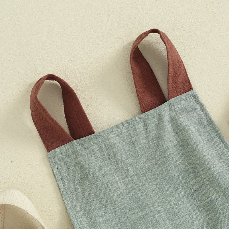 Infant Boys Denim Overalls Sleeveless Patchwork Straps Shortall Summer Backless Toddler Romper Jumpsuit Outfit for Baby