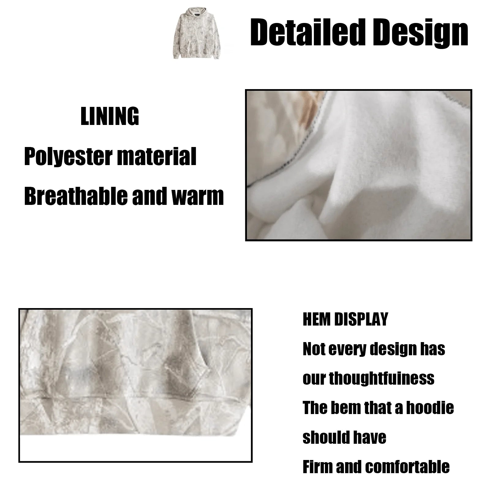 Camo Hoodie for Women Oversized Hoodie Maple Leaf Print Oversized Hooded Sweatshirt