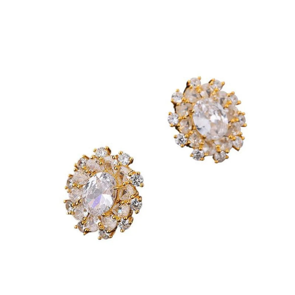 Caibao Stud Earrings, High-end Temperament, Light Luxury Ear Jewelry