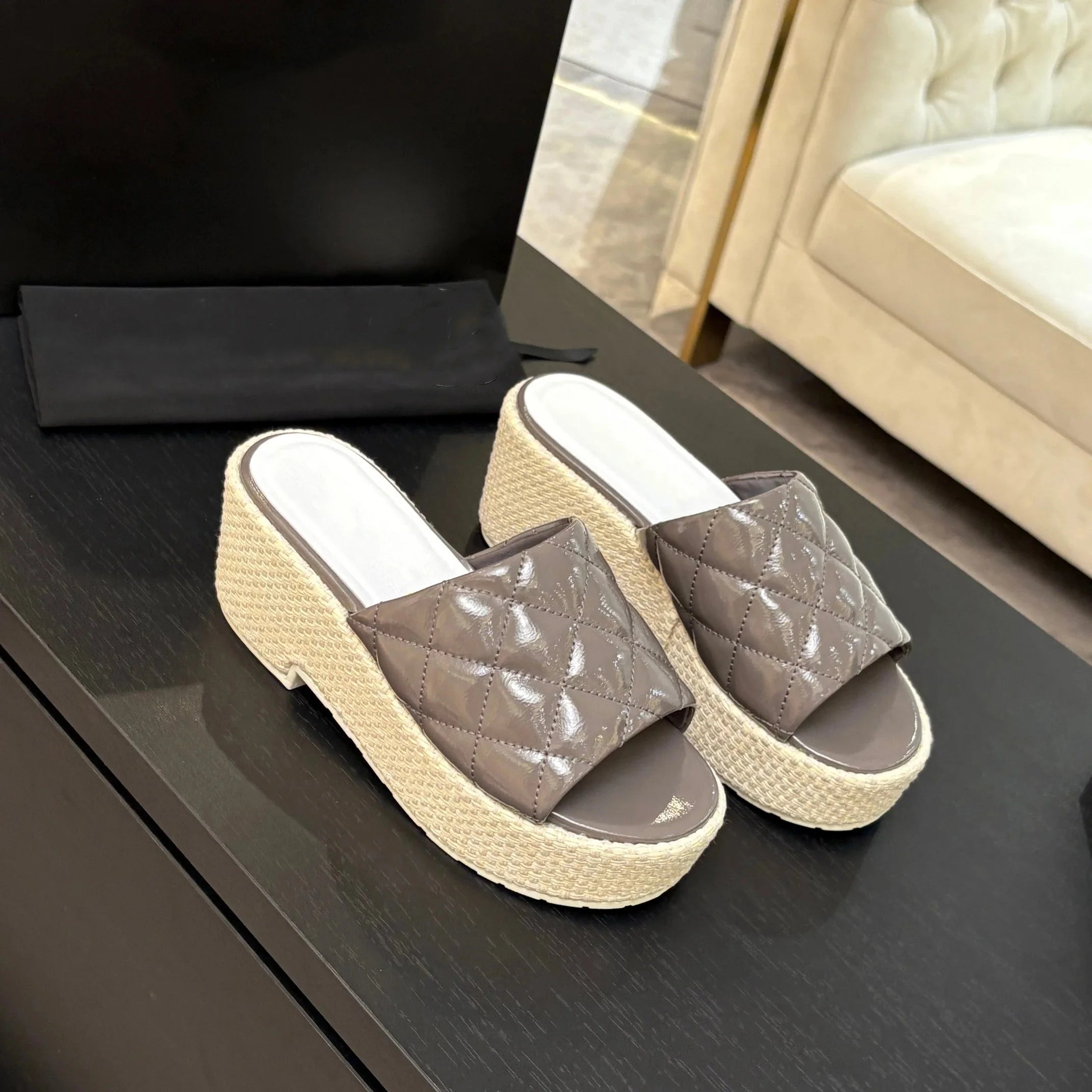 Shoes Women Size35-42 Butterfly Knot Sandals Super High Heels Pearls Pumps Genuine Leather Designer Shoes Zapatillas De Mujer