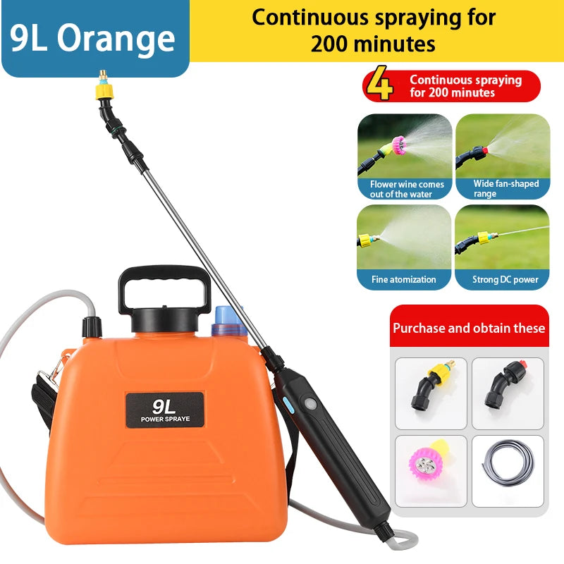 Electric Sprayer Portable Agricultural Sprayer for Home High-Pressure Pesticide Sprayer Garden Watering Flower Mist Machine