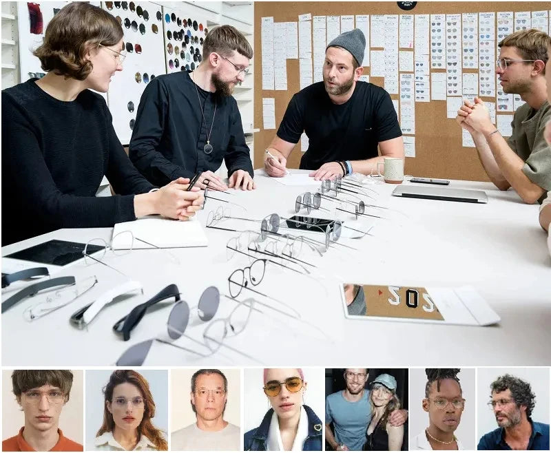 Classics Round Glasses Frame Eyeglasses Light Thin Screwless Acetate Ring Men Women Spectacle Germany Brand Design Oroshi 2025