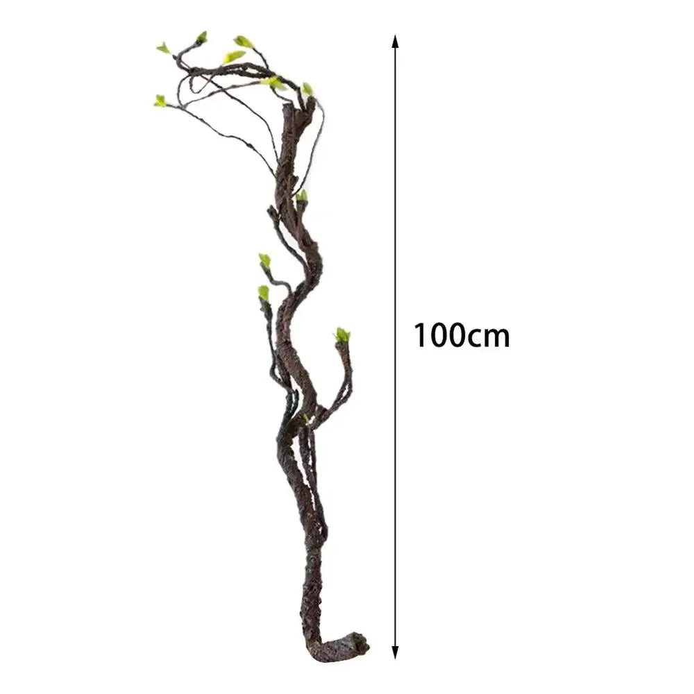 Simulation Artificial Trees Trunk Branches Plants Twigs Wall Hanging Liana Rattan Silk Flexible Flower Vine Home Wedding Garden