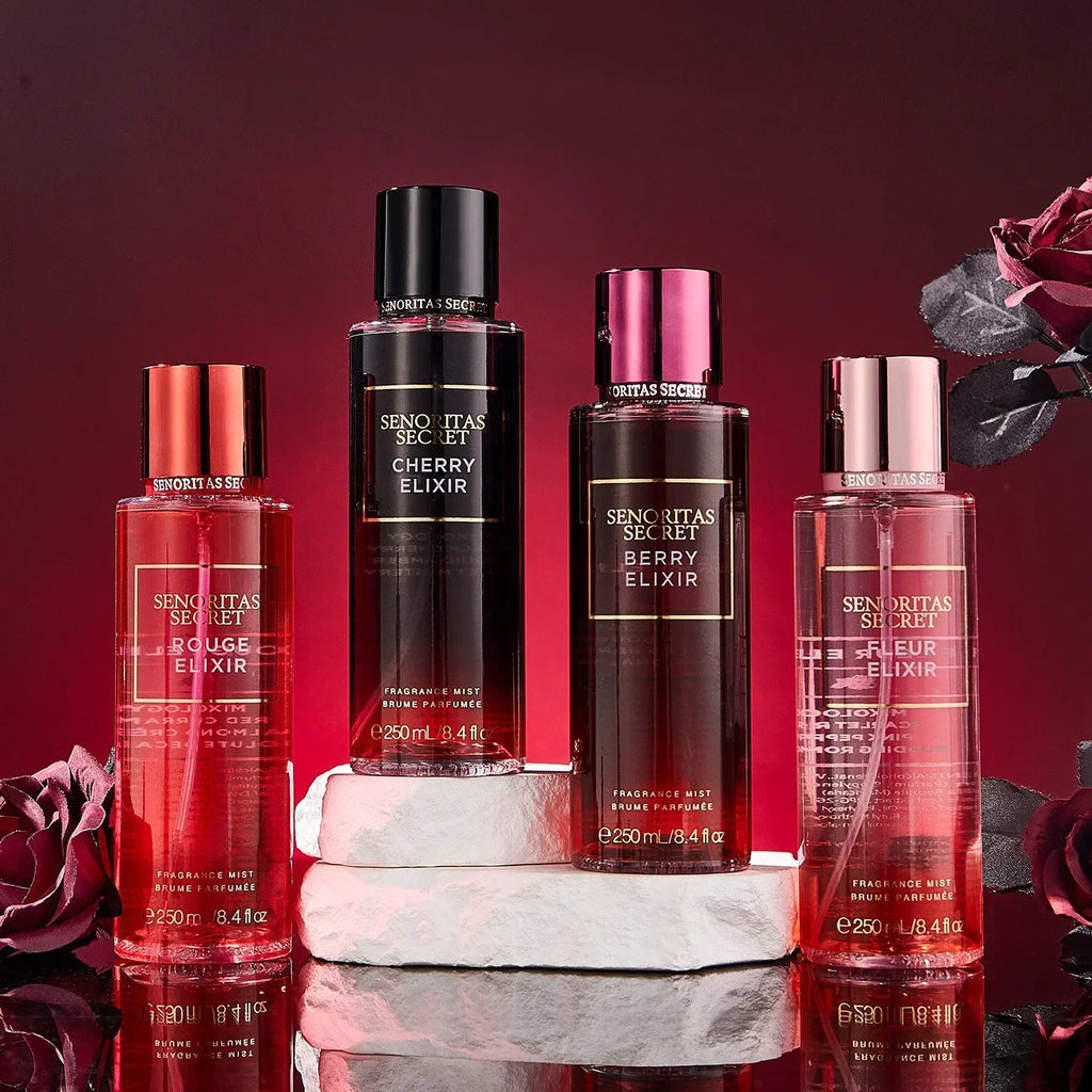 Body Spray Women's  Fragrance Floral and Fruit Tone Lasting Fragrance Thailand's 250ml