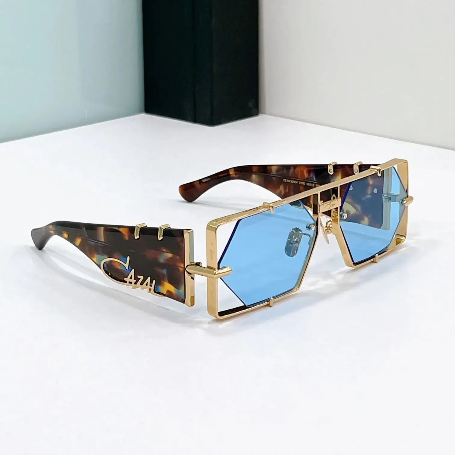 New Arrival ORIGINALCAZAL MOD004 Oversized Red Acetate Frame Men Eyewear Fashion Vintage Top Quality Luxury Women Sunglasses