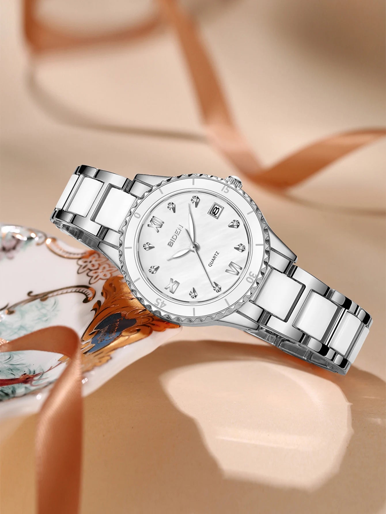 BIDEN Women's Wristwatch Luxury Brand Watch for Women Elegant Bracelet Waterproof Fashion Quartz Ladies Watches Reloj Para Mujer