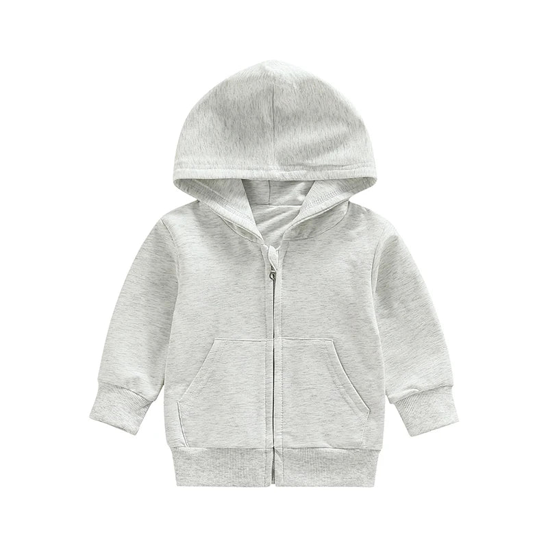 Baby Boys Jacket Autumn Jackets For girls Coat Kids Outerwear Hooded Zipper Coats For baby Clothes Children Hoodies Jacket