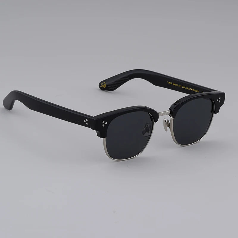 LEMTOSH Glasses Frames TINIF For Men Women Acetate Alloy Square Classic Eyewear Designer Brand Vintage Fashion Eyeglasses