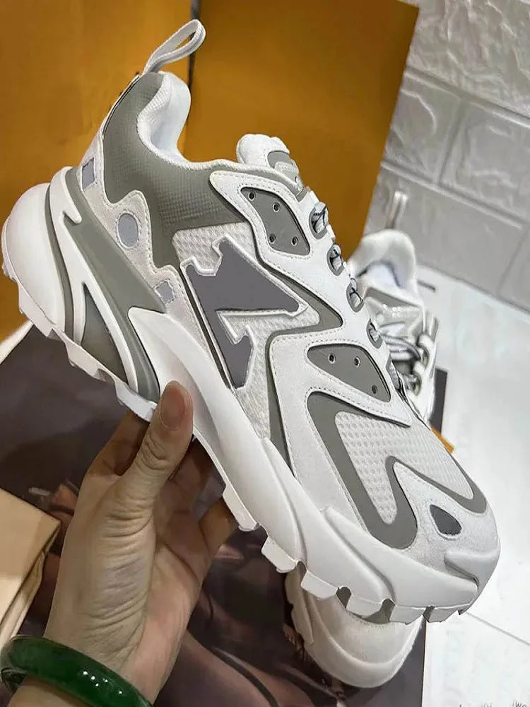 Designer B30 Runner Tatic Men's Sneakers Fashion mesh suede stitching casual  sneakers Men's outdoor B22 jogging shoes