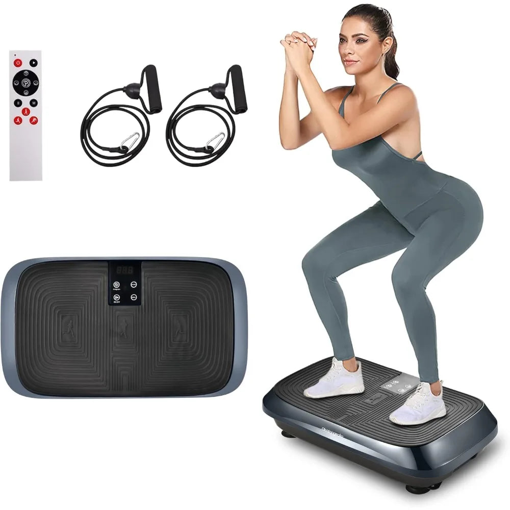 Vibration Plate Exercise Machine Vibration Platform for Weight Loss, Vibration Plate for Lymphatic Drainage Whole Body Power Sha