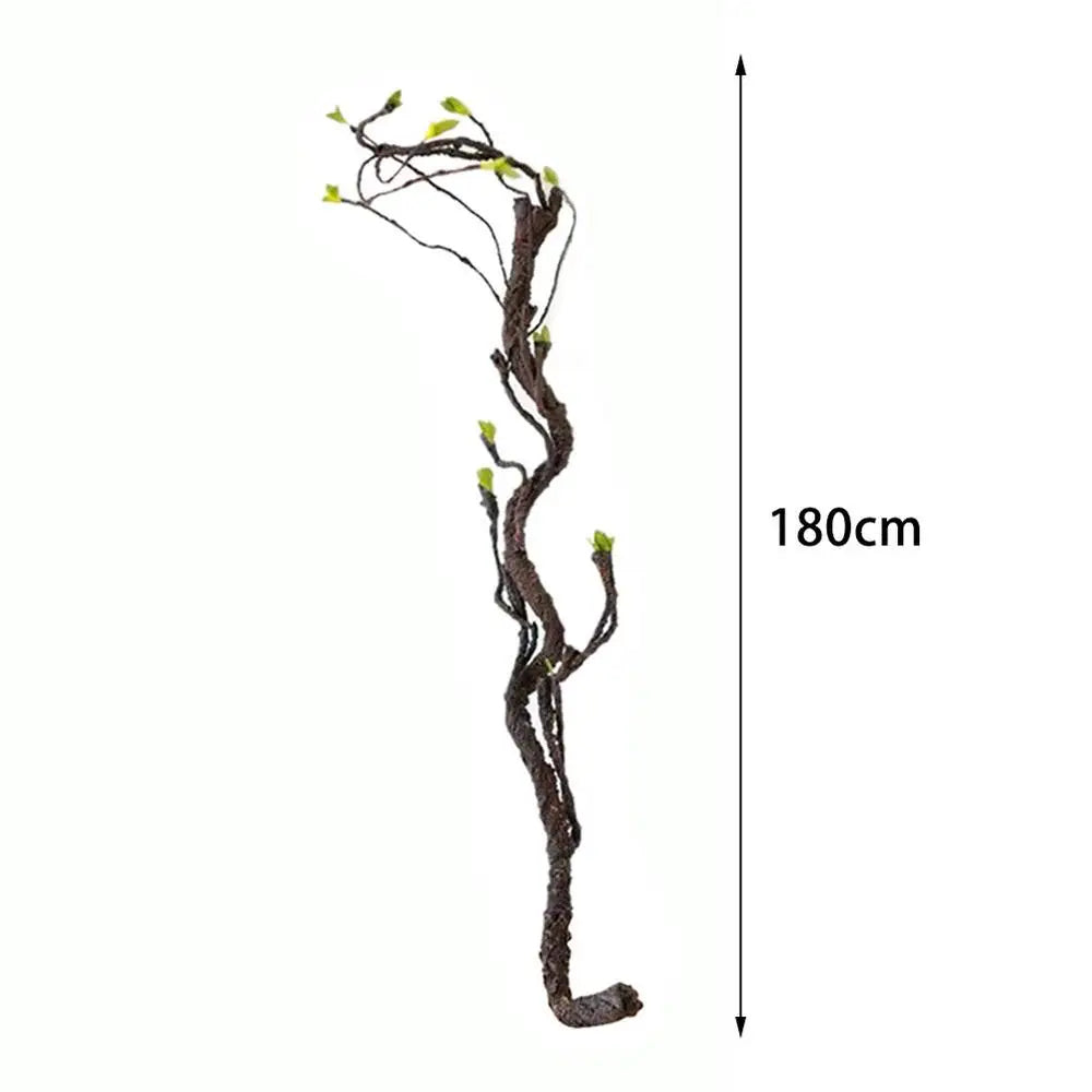 Simulation Artificial Trees Trunk Branches Plants Twigs Wall Hanging Liana Rattan Silk Flexible Flower Vine Home Wedding Garden