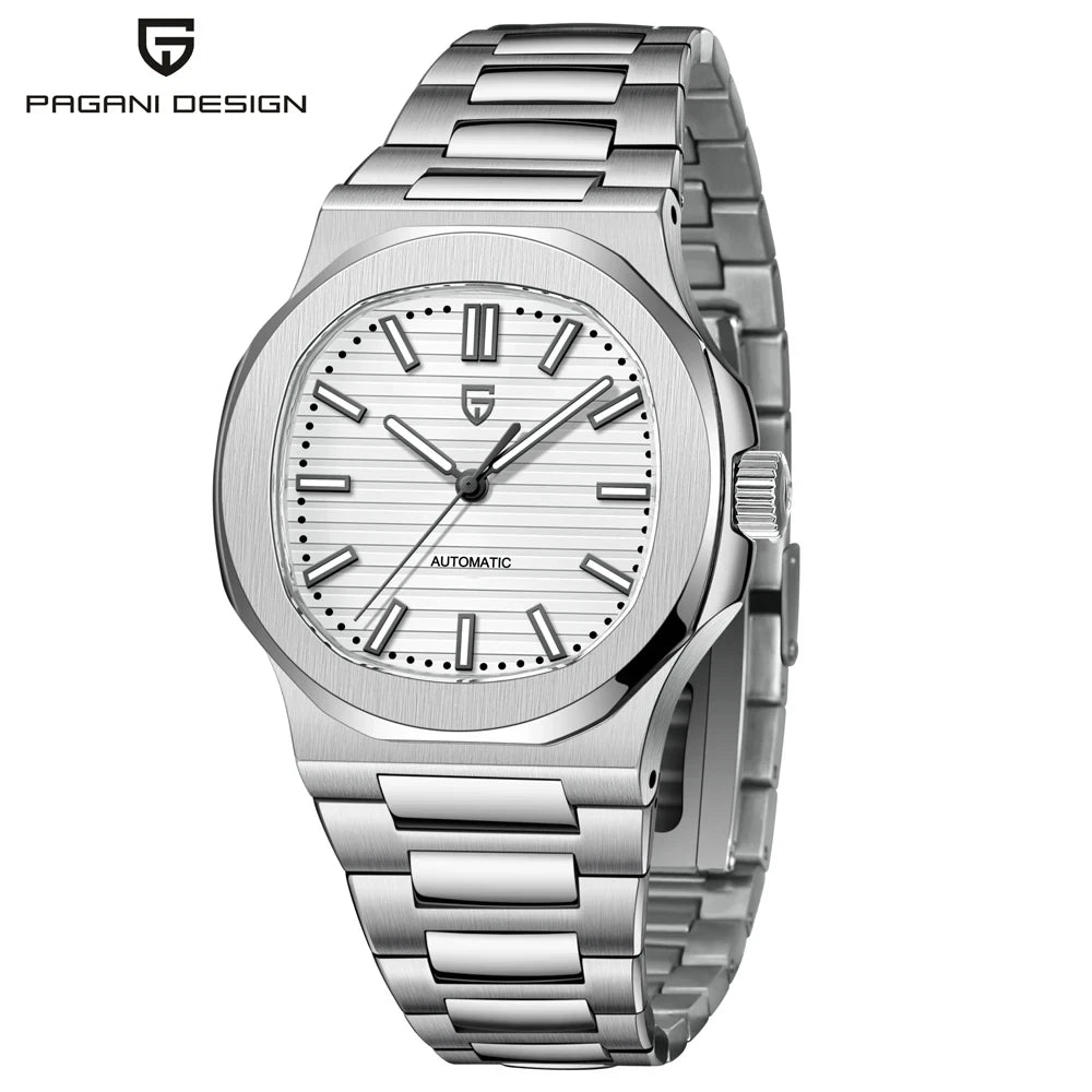 PAGANI DESIGN New Top Luxury Automatic Watch For Men Mechanical Watches Men Sports Sapphire Stainless Steel clock Waterproof