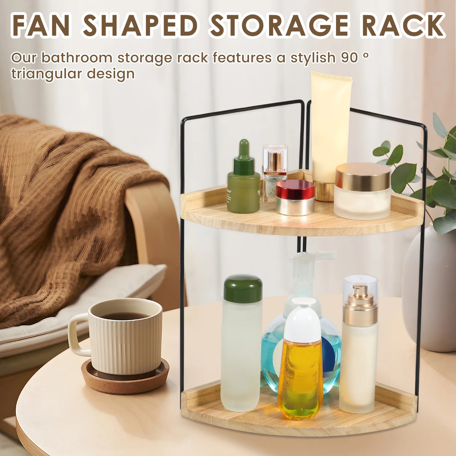 Bathroom Counter Organizer Wood 2 Tier Corner Shelf Rack Bathroom Counter Organizer Enduring Bathroom Organizer and Storage New