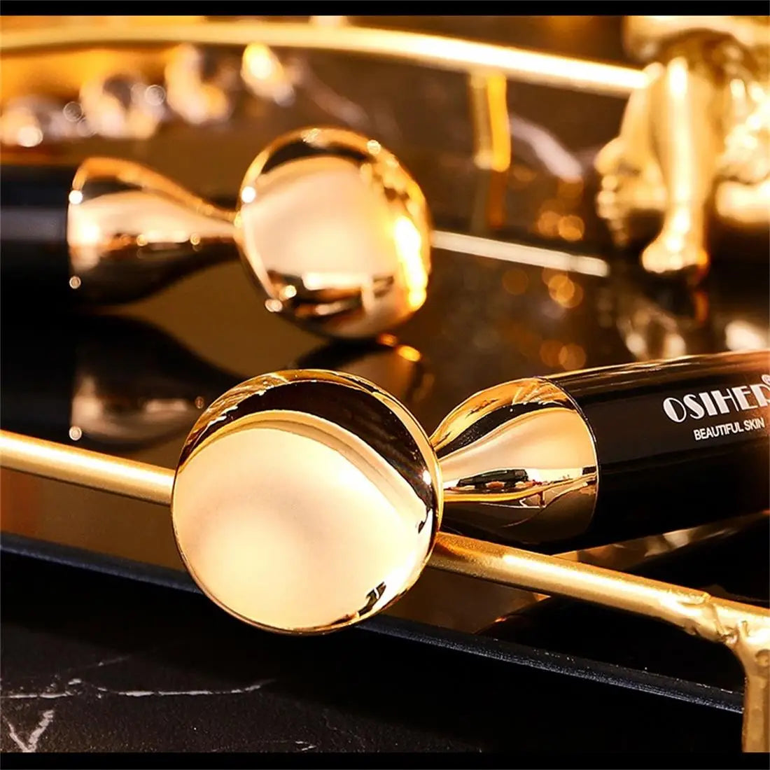 3 IN 1 Electric Facial Beauty Devices Face Lifting Anti Wrinkle Facial Eye Massage with Face Cream Introducer Skin Rejuvenation