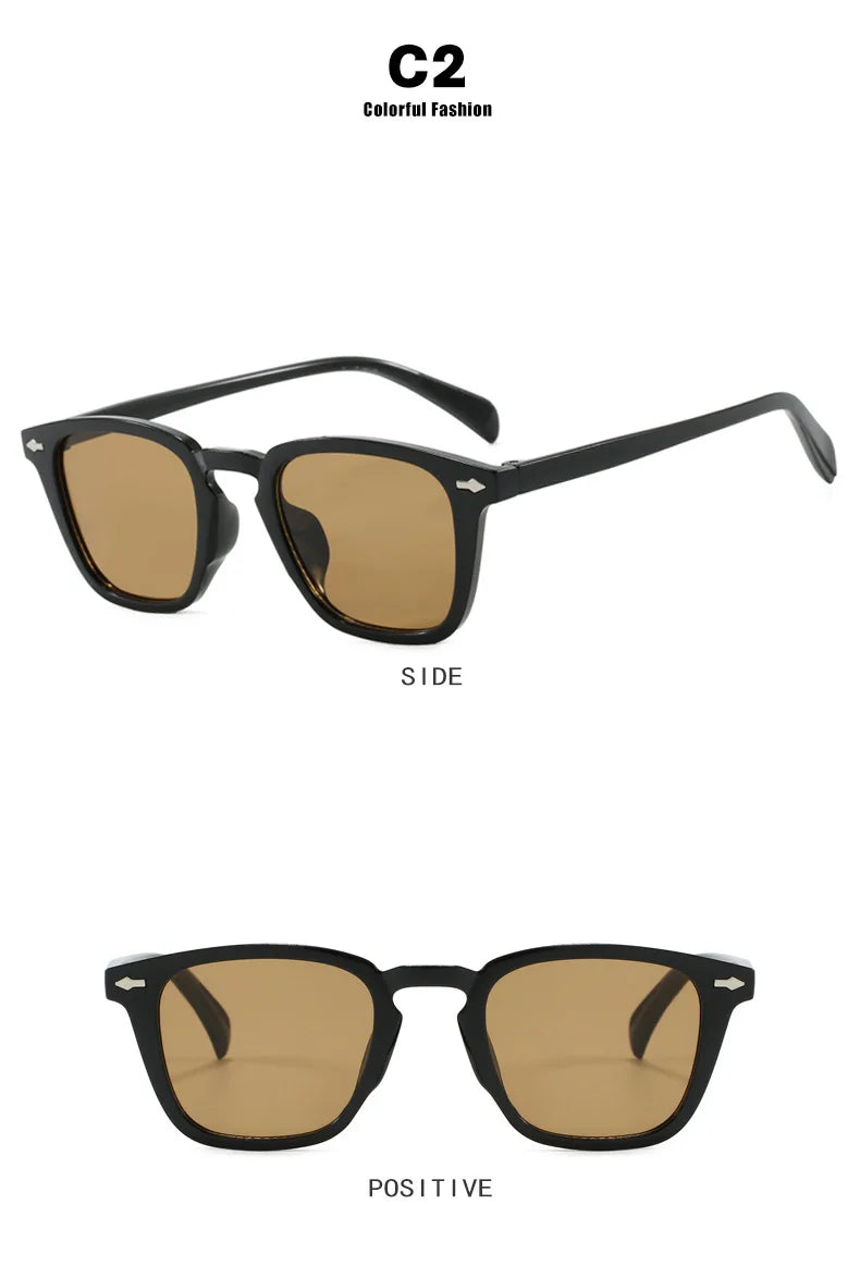 2025 New Sunglasses For Women Men Rectangle Sun Glasses Female Oval Eye wear Oculos De Sol for Male Female Square Eyeglasses