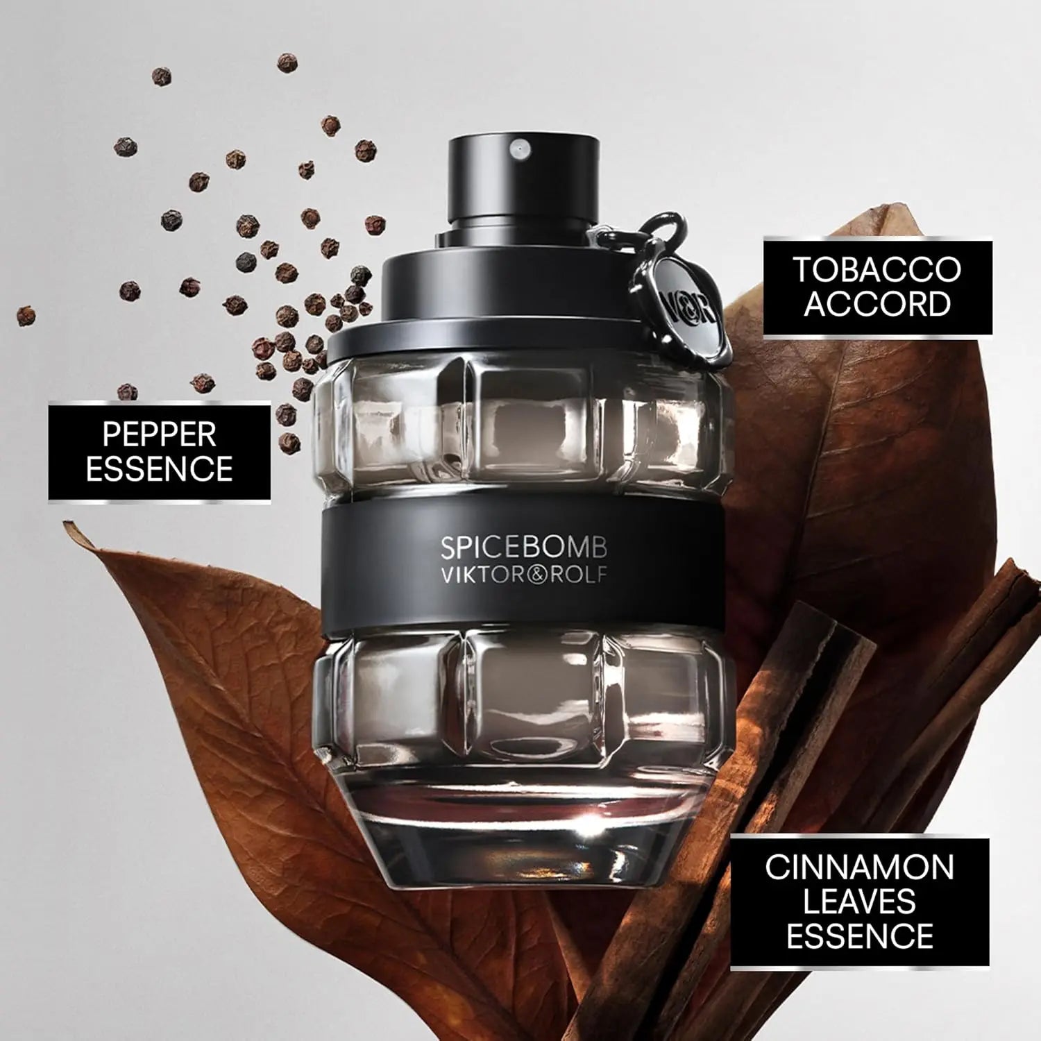 Viktor&Rolf - Spicebomb Eau De Toilette - Woody & Spicy - Cologne for Men - with Notes of Citrus & Tobacco Valentine Perfume