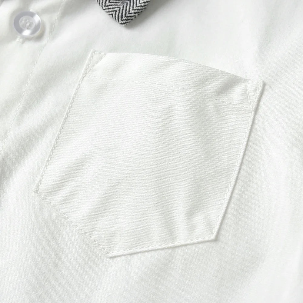 Newborn Baby Boys Clothes Set Infant Gentleman Outfit Baby Formal Suspender Overalls Autumn Winter Long Sleeve Toddler Boy Suit