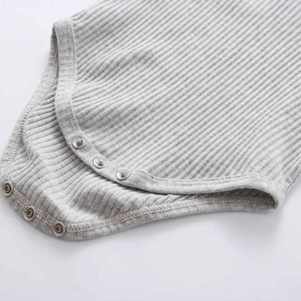 16 Colors Baby Solid Knit Sets Newborn Infant Girls Boys Fall Winter Long Sleeve Romper + Elastic Pants Toddler Outfit 0-24M