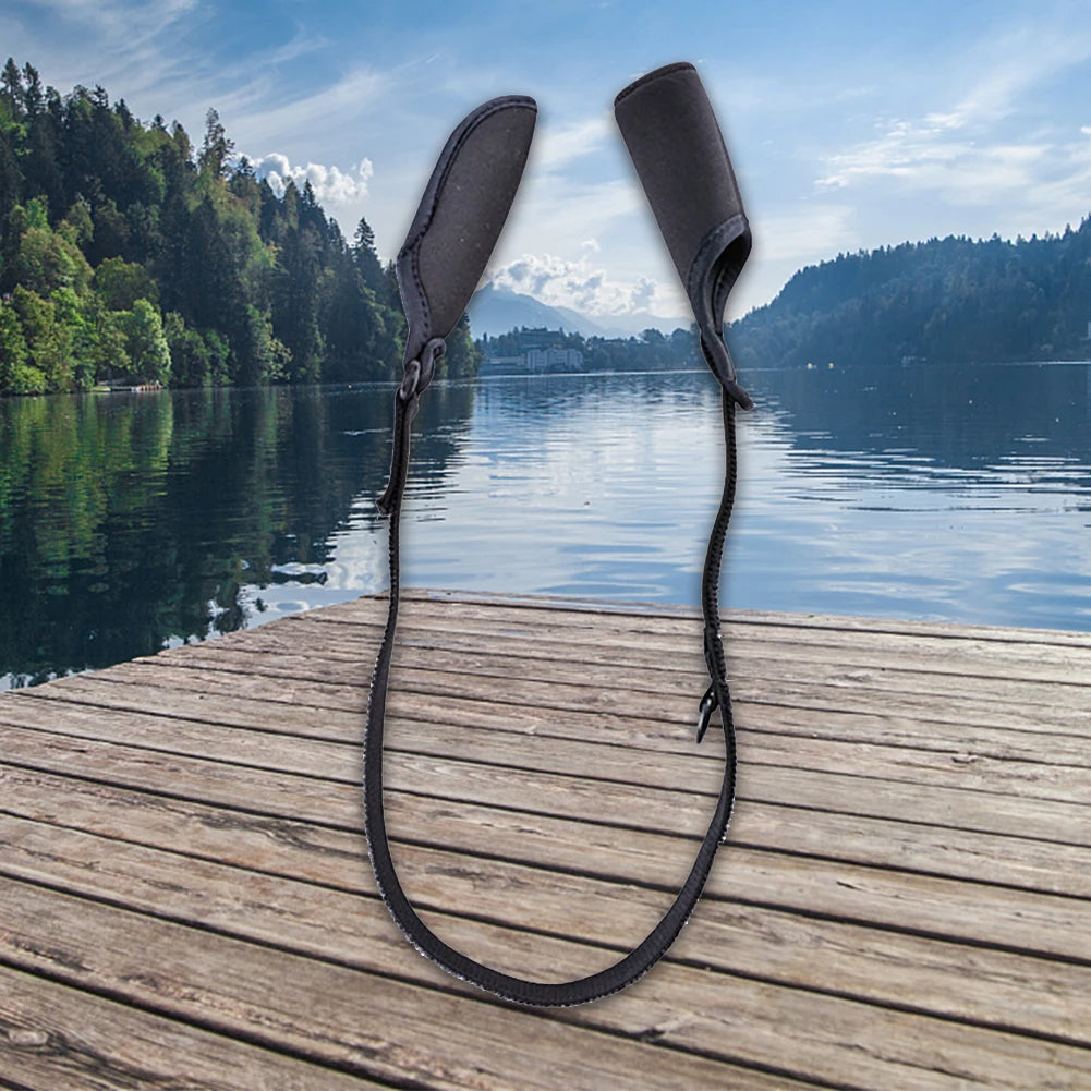 Adjustable Fishing Rod Strapping Wrap Breathable Fishing Rod Wrap Band Splash-resistant Wear-resistant Outdoor Fish Tool