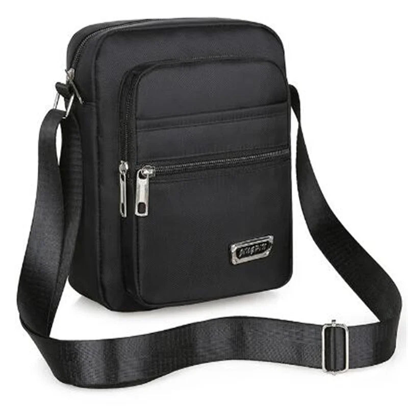 2025 Men Nylon Shoulder Bag Messenger Bag Casual Nylon Zipper Pocket Handbag Fashion Tote Travel Male Crossbody Bags New