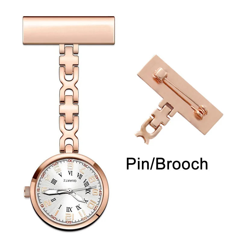 Personalized Your Name Logo Nurse Watch Hanging Medical Healthcare Gift Pocket Watch Men Women Quartz Doctor Midwife Fob Watch