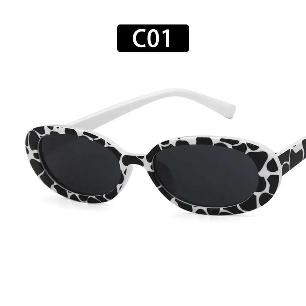 Retro Sunglasses for Women Small Oval Frame Sun Glasses Fashion Shades Polarized Eyewear UV400 Protection Outdoor Sports Shaeds