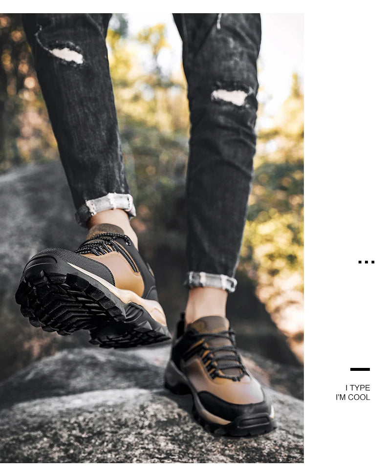 Men Boots Outdoor Sneakers Men Shoes 2024 New Fashion Male Casual Footwear Comfortable Tenis Masculino Botas Men Sneakers Shoes