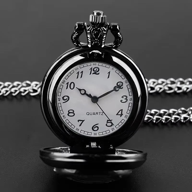 Vintage Cool Motorbike Route 66 American The Mother Road Pocket Watch Design, Precise Quartz Movement Watch Gift for Male Kids