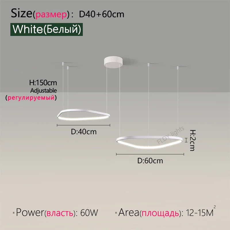 Modern Designer Chandelier Hanging Lamp Pendant Lamps for Ceiling Modern Home Decor Ornaments Interior Lighting Pendant Lamp