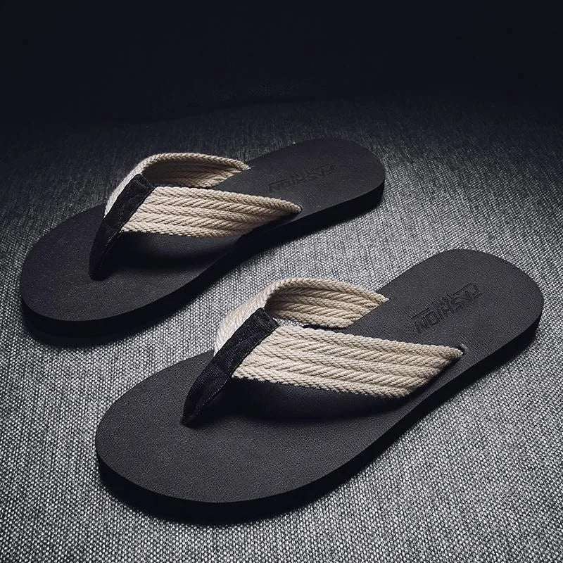 Mens Casual Flip Flops for Beach Volleyball, Yacht Trips and Effortless Summer Comfort Mens Cool Sandals