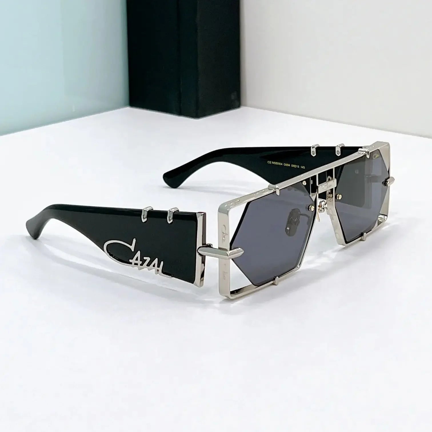 New Arrival ORIGINALCAZAL MOD004 Oversized Red Acetate Frame Men Eyewear Fashion Vintage Top Quality Luxury Women Sunglasses